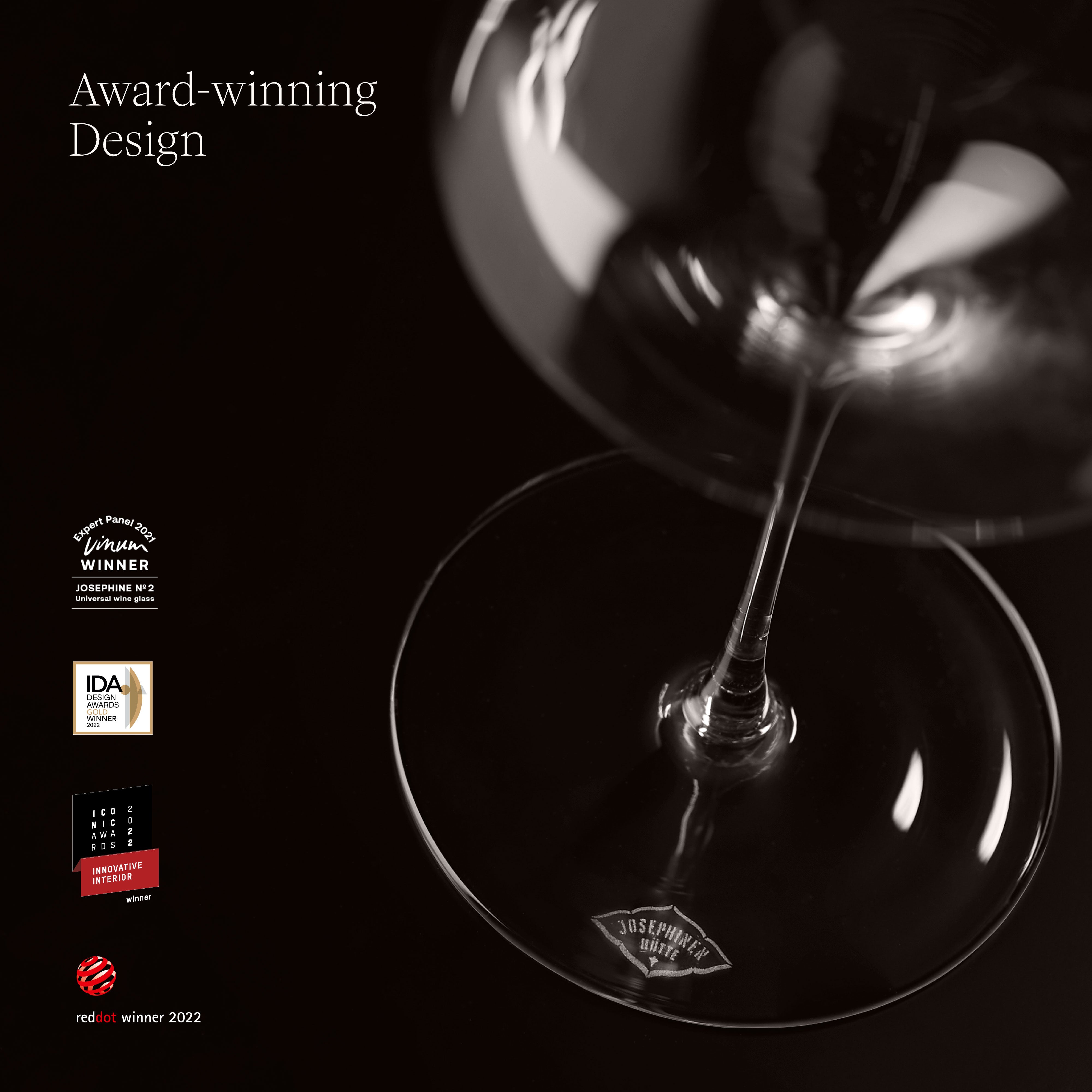 Josephine N° 2 – Award-winning universal wine glass by Josephinenhütte