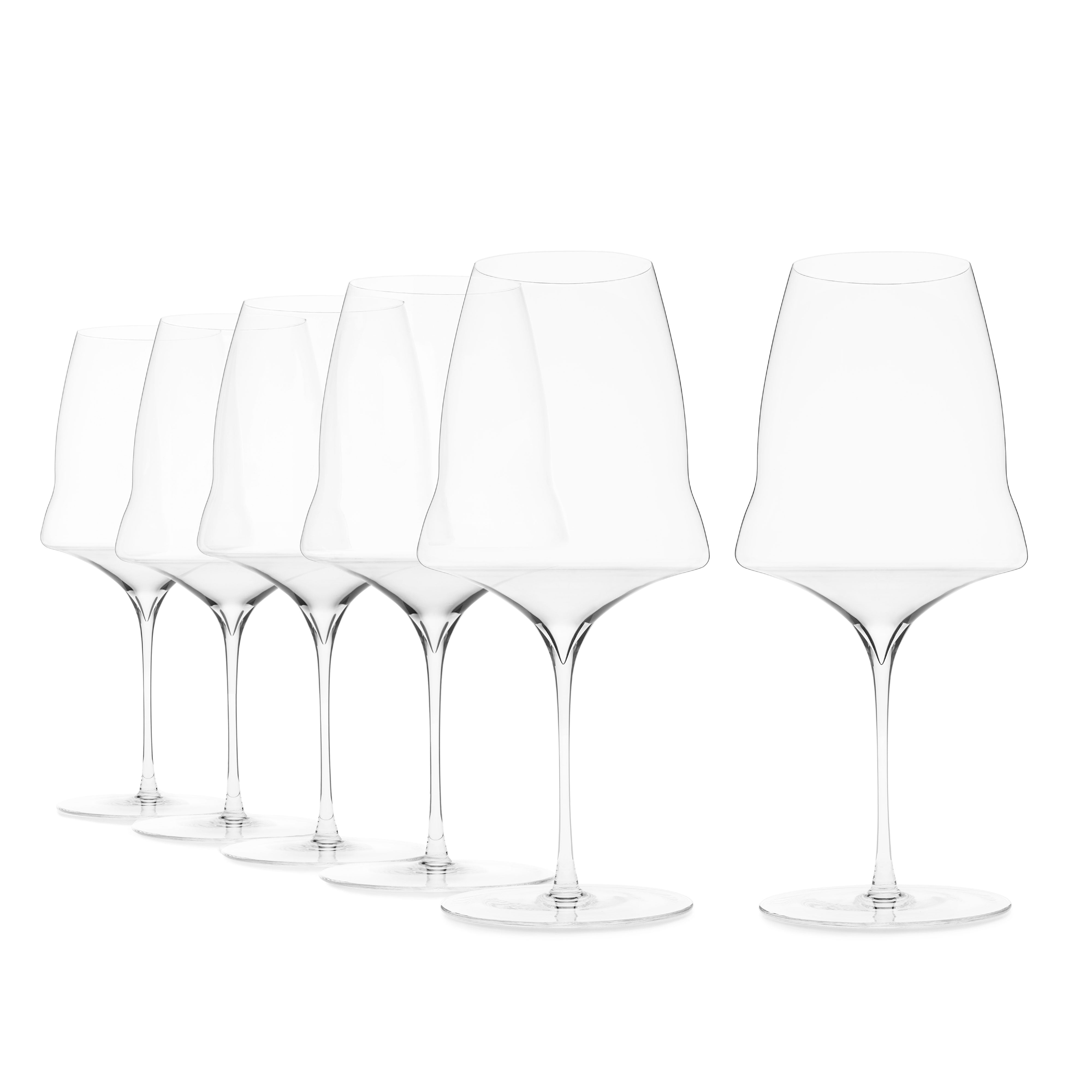 Josephine N° 3 by Josephinenhütte – Red wine glasses #Set_Set of 6