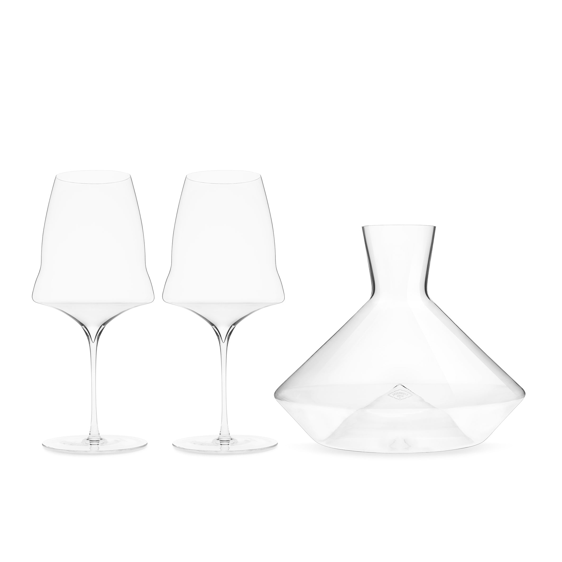 Josephine Red Wine Expansion Set with Decanter and a set of 2 Josephine No 3 Red Wine Glasses