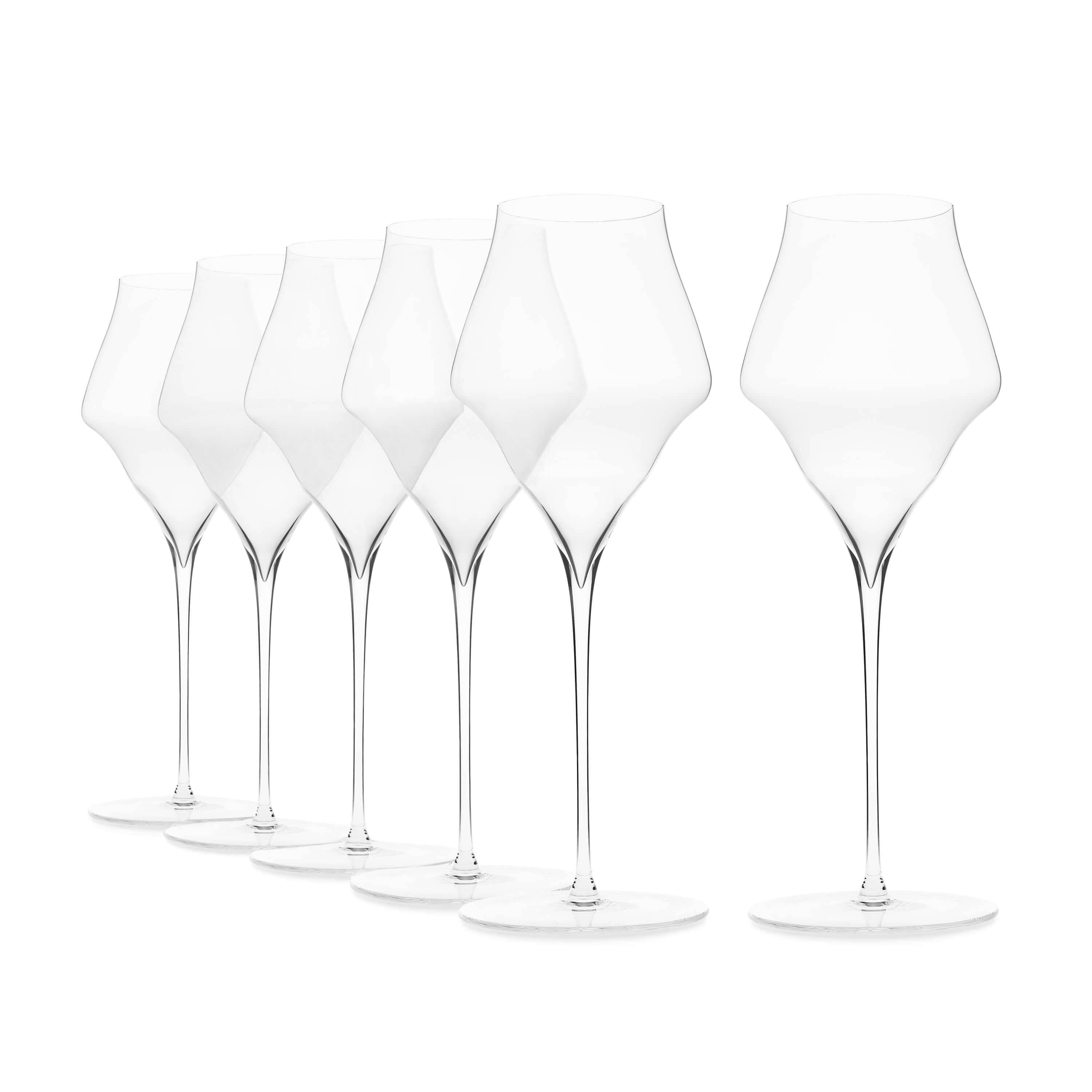 Set of 6 Josephine champagne glasses