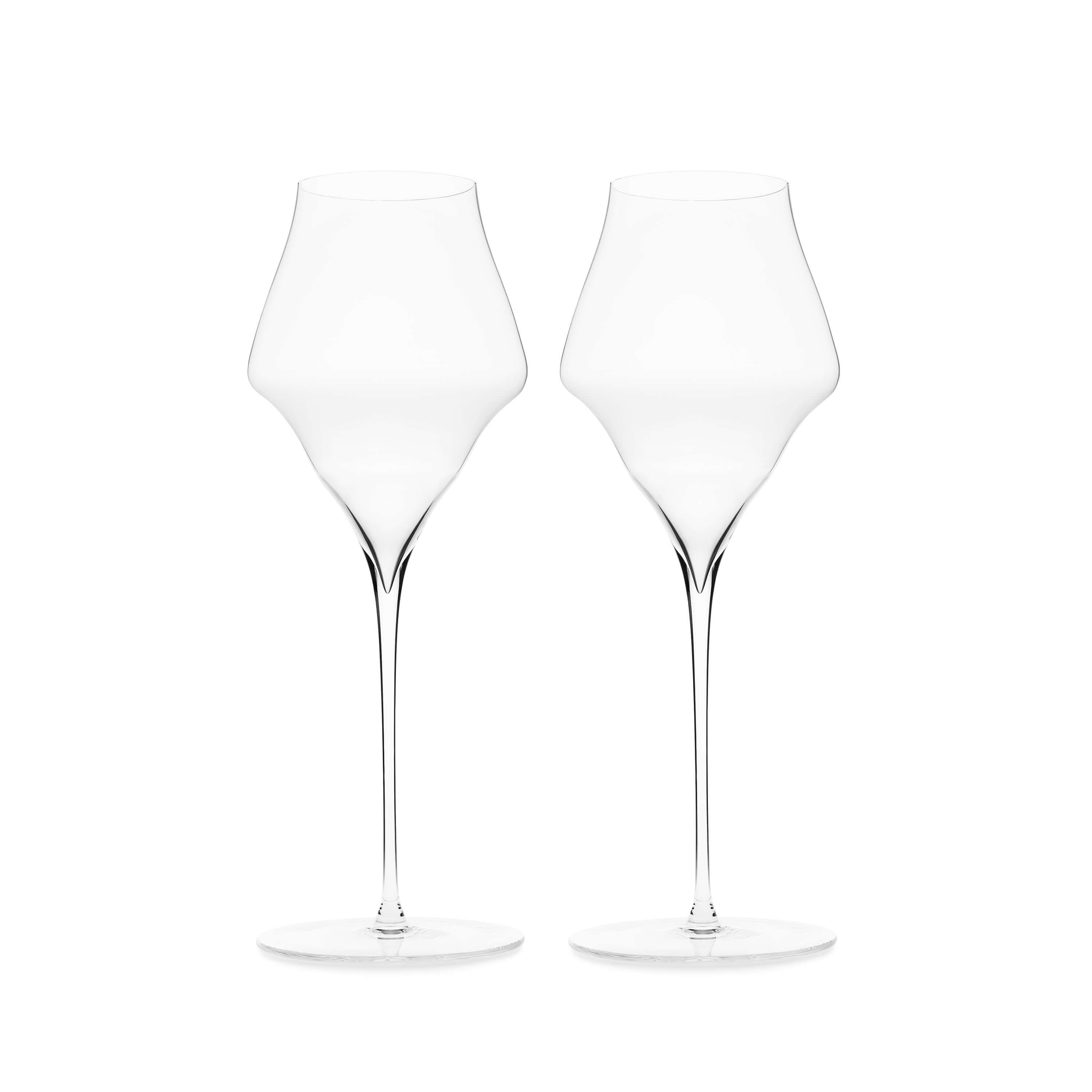 Two Josephine champagne glasses in a set